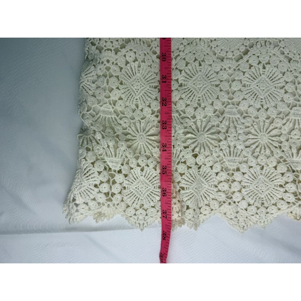 Tory Burch Trixy Crochet Lace Dress in Ivory size Small - Picture 4 of 8